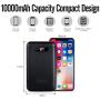 imuto 10000mah 18W PD QC 3.0 Portable Charger Power Bank USB C with LCD Display External Battery Charger Fast Charge for iPhone11 Pro XR Max 8 Plus, Samsung Note S9, Nintendo Switch, iPad Pro