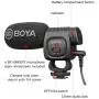 BOYA Compact Shotgun Condenser Microphone for DSLR Cameras, Camcorders, Audio Recorder