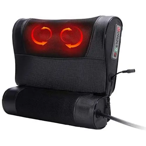 Back Massage Neck Massager Pillow with Heat Optional Relief Neck Pain Muscle Relaxation Body Massagers Pressure Points Shiatsu Tool Removable Multifunction Pillows Health Gift Back Massage Neck Massager Pillow with Heat Optional Relief Neck Pain Muscle Relaxation Body Massagers Pressure Points Shiatsu Tool Removable Multifunction Pillows Health Gift