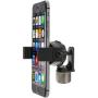 ChargerCity 360° Swivel Smartphone Holder with 5/8" Tripod Microphone Stand Adapter for Apple iPhone XR XS MAX X 8 7 Plus Samsung Galaxy S9 S8 Edge Note LG V30 (Mic Stand is not Included)