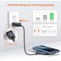 TORRAS Fast Wireless Charger, [Upgraded] Wireless Charger with 18W QC 3.0 Fast Charger,USB-C Qi Wireless Phone Charging Pad for iPhone SE/11/11 Pro/X/XS Max/XR/8 AirPods Pro,Samsung S20/S10/S10e/S9