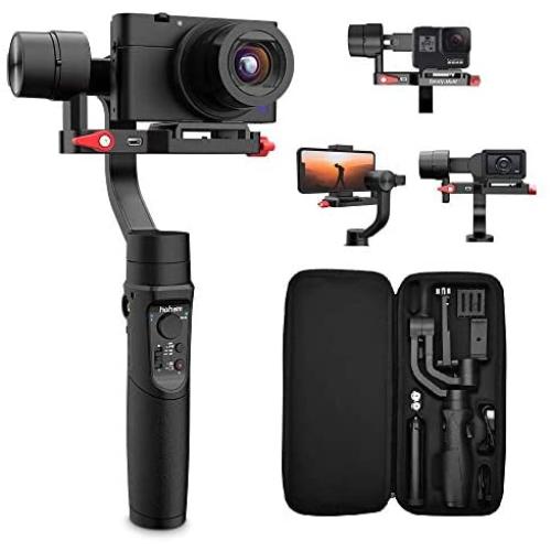 Hohem 3-Axis Gimbal Stabilizer for Sony RX100 Series, Sony RX0, Sony X3000, Gopro Hero, iPhone, YouTube Video Vlog Stabilizer for Digital Camera Action Camera and Smartphone - Hohem Isteady Multi