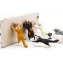 JBBERTH 6 Pack Different Cats Smart Phone Sucker Holder Cute Cat Support Resin Cell Phone Holder Stand Sucker Tablets Desk Sucker Smartphone Holder