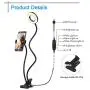 Selfie Ring Light with Cell Phone Holder for Live Stream/Makeup,3 Color Modes Eye Protection Kids Desk Lamp Book Light, 360 ° Flexible Gooseneck for Clip on Reading Lights,LED Vanity Mirror Light Selfie Ring Light with Cell Phone Holder for Live Stream/Makeup,3 Color Modes Eye Protection Kids Desk Lamp Book Light, 360 ° Flexible Gooseneck for Clip on Reading Lights,LED Vanity Mirror Light