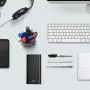 Portable Charger 20000mAh, BONAI iPhone Charger Aluminum External Battery Pack, 4 USB Output Ports(4.8A) Power Bank, High-Speed Charging Compatible iPhone X 8 7+ Plus Samsung S9 S8 iPad Tablet - Black