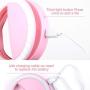 UMsky Selfie Ring Light,Universal Phone Selfie Ring Light,Portable LED Selfie Light Ring Lights for Android/iPhone, LED Ring Light, Rechargeable Brightness Portable Selfie Light Ring (Pink)