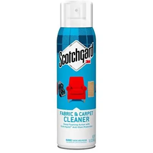 Scotchgard Fabric & Carpet Cleaner, 1 Can, 16.5 Ounces Scotchgard Fabric & Carpet Cleaner, 1 Can, 16.5 Ounces