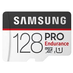 Samsung PRO Endurance 128GB 100MB/s (U1) MicroSDXC Memory Card with Adapter (MB-MJ128GA/AM)