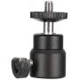 Portable LED Ring Fill Light with Tripod, Metal Lightweight Mobile Phone Live Broadcast Photography Tripod Fill Light, Folded