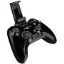 Wireless Bluetooth Gamepad PXN 6603 | Four - Axis Positioning Technology Gaming Controller | Pressure Sensitive Buttons with Phone Holder for Apple Tv, iPhone, iPad (Black)