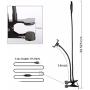 Sokani Selfie Ring Light with Cell Phone Holder and Stand Bracket for YouTube TIK Tok Tiktok Video Live Stream Makeup Dimmable LED Circle RingLight for iPhone Android Mobile Smartphone