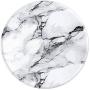 Marbled Design White And Black PopSockets Grip and Stand for Phones and Tablets