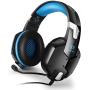 Gaming Headset, 3.5mm Audio Jack Gaming Headphone, Headband with Mic Stereo Soft Memory Earmuffs for Mobile Phone iPad PC Playstation 4 etc