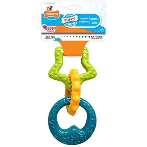 Nylabone Puppy Chew Teething Rings Chew Toy Nylabone Puppy Chew Teething Rings Chew Toy