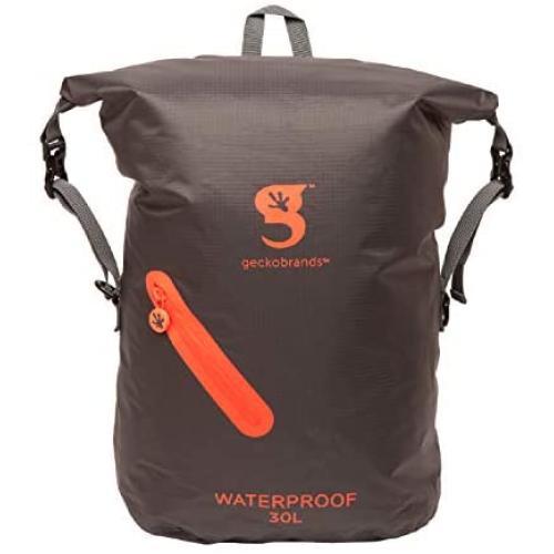 geckobrands Waterproof 30L Backpack – Lightweight Packable Dry Bag