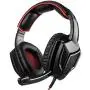 [Newest Updately] Sades SA920 Wired Stereo Gaming Headset Over Ear Headphones with Microphone for New Xbox One / PS4 / PC /Cell phones- Black/red (Renewed)