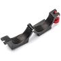 EACHSHOT 4-Ring V2 Cold Shoe Adapter Ring Zhiyun Smooth 4 Applied to Rode Microphone LED Video Light Filmmaker Vlog, Microphone Mount Designed Smooth4 Rosette Mount [Updated Version]