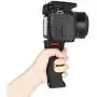 UURig Handheld Grip 1/4" Screw for Camera Stabilizer Smartphone Handy Grip Tripod System Compatible with GoPro Action Cam Canon Nikon Sony Digital Camera Mobile Video Shooting Vlog Camcorder - R003