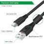 Dual Port Car Charger USB Plug Android Phone C Charger Fast Car Power Adapter in USB Plug Home Wall Charger 2Pcs 6.6FT Type C Cable for Samsung A70 Galaxy S20 Plus A10e A20 A50 A51 A71 LG K51