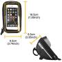 QLBF Bike Saddle Bicycle Seat Bag Water Resistant Bike Frame Bags, Bicycle Storage bags Bike Outdoor Seat Saddle Bag Waterproof Mobile Phone Bag Handlebar Bag Mountain Road Bike Riding Accessories