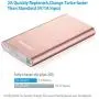[Upgraded] Poweradd 2ND Gen Pilot 2GS 10000mAh Portable Charger External Battery Pack with Smart Charge for iPhone, Ipad, Samsung Galaxy, Smartphones and Tablets - Rose Gold