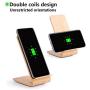MUIFA Wireless Charger, Qi-Certified 10W Max Fast Charge Compatible iPhone 11/11 Pro/11 Pro Max/XS MAX/XR/XS/8Plus, Galaxy Note 10/Note 9/S10/S10 Plus/S10E/S9/S9 Plus Cellphone