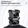 ULANZI PT-12 Camera Hot Shoe Extension Bracket with Triple Cold Shoe Mounts for Microphone LED Video Light, 1/4 Screw for Magic Arm, Aluminum Shoe Mount Compatible with Nikon Canon Sony Cameras