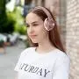 Bluetooth Headphones Wireless,Tuinyo Over Ear Stereo Wireless Headset 35H Playtime with deep bass, Soft Memory-Protein Earmuffs, Built-in Mic Wired Mode PC/Cell Phones/TV- Rose Gold