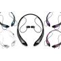 Aduro Amplify Pro SBN45 Wireless Stereo Bluetooth Around The Neck Earbud Headphone Headset (Black/Blue)