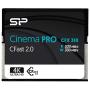 Silicon Power 512GB CFast 2.0 CinemaPro CFX310 Memory Card, 3500X and up to 530MB/s Read, MLC, for Blackmagic URSA Mini, Canon XC10/1D X Mark II and More - SP512GICFX311NV0BM