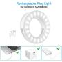 BOIROS Selfie Ring Light, Rechargeable Clip on Selfie Fill Light with 3 Lighting Mode Adjustable Brightness Phone Camera Light for TIK Tok/Video/Live/Makeup for iPhone X Xr XsMax 11 Pro Android Pad