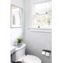 Neater Nest Reversible Toilet Paper Holder with Phone Shelf, Modern Style (Oil Rubbed Bronze, Double)