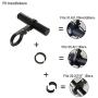 Mikeric Bike Handlebar Extender,Bicycle Handlebar Extension with Aluminum Alloy CNC Clamp and Long Tube can Assemble Light Lamp Bell Computer Phone Holder Space Saver