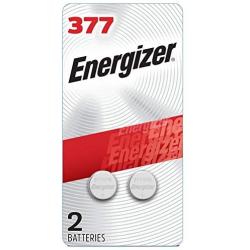 Energizer Silver Oxide 377 Batteries (2 Battery Count) - Packaging May Vary