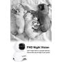 WiFi Pet Dog Camera TOOGE Pet Monitor Indoor Home Cat Camera for Baby/Elder/Nanny Motion Detection Night Vision 2-Way Audio