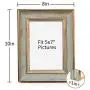 Afuly 5x7 Picture Frame Vintage Photo Frames Antique Green and Gold Real Glass Solid Wood Tabletop Display Wall Mount Unique Gifts for Father Grandpa Afuly 5x7 Picture Frame Vintage Photo Frames Antique Green and Gold Real Glass Solid Wood Tabletop Display Wall Mount Unique Gifts for Father Grandpa