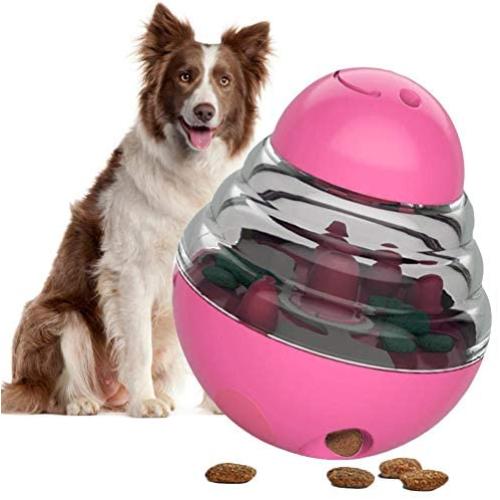 Asooll Creative Dog Interactive Snack Ball Toy Pets Shaking Leakage Food Container Tumbler Slow Feed Toys Pet Products