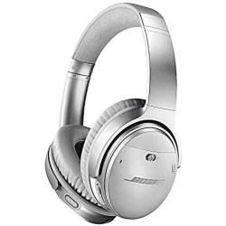 Bose QuietComfort 35 II Wireless Bluetooth Headphones, Noise-Cancelling, with Alexa Voice Control -Silver