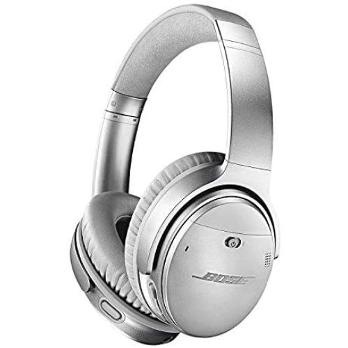 Bose QuietComfort 35 II Wireless Bluetooth Headphones, Noise-Cancelling, with Alexa Voice Control -Silver