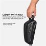 LQKYWNA Bicycle Frame Bag Waterproof PU Leather Hard Shell Mountain Bike Front Beam Bag Riding Equipment Accessories Mobile Phone Bag Storage Bag