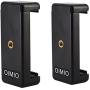 Universal Cell Phone Tripod Mount Adapter, OIMIO Phone Holder Clip Connector Head Used for Monopod Selfie Stick DSLR Travel Mini Flexible Tripod and More(2 Pack)