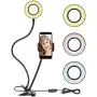 Rovtop Selfie Ring Light Cellphone Holder Ring Light Stand Live Stream Makeup, 3 Light Modes 10-Level Brightness 360 Rotating for iPhone Android Cell Phone, Black Rovtop Selfie Ring Light Cellphone Holder Ring Light Stand Live Stream Makeup, 3 Light Modes 10-Level Brightness 360 Rotating for iPhone Android Cell Phone, Black