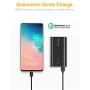 Luxtude 10000mAh Power Bank Portable Charger for iPhone, iPad, Samsung and Android, Fast Charging PD Portable Charger, 18W PD &QC 3.0 Power Delivery USB C Power Bank. (USB-C Charger & Cable Included)