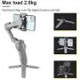 ULANZI OSMO Mobile 3 Tripod Stand,Mini Tripod w 1/4 Screw Compatible with DJI OSMO Mobile 3 2 1 OSMO Pocket Zhiyun Smooth q 4 Q Moza Feiyu Vimble 2 Hohem Gimbal Stabilizer Accessories