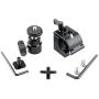 NICEYRIG Compatible QR Rod Clamp DJI RoninM MX MOZA Gimbal Stabilizer with 360 Degree Swivel Monitor Shoe Mount