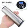 fineed Portable Air Compressor Pump, 12V DC Hand-Held Tire Inflator, 150 PSI Electric Auto Pump for Car,Motorcycle,Bike,Toys,USB Rechargeable, Easy to Read W/Digital Pressure Gauge