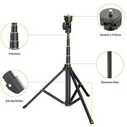 Selfie Stick Tripod,52" Portable Extendable Tripod Stand with Bluetooth Remote & Phone Mount Compatible with iPhone 7/8/x xs /11 /Samsung Galaxy S10 S9/Huawei/Google/Xiaomi/More Cellphone