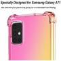 ROSAUI for Samsung Galaxy A10e Case Soft TPU Bumper Slim fit Shockproof Anti Scratch Drop Protection Flexible Gradient Transparent Cute Case for Galaxy A10e (Gold-Pink)