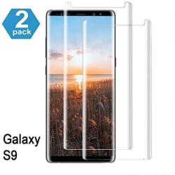 Galaxy S9 Screen Protector, (2-Pack) Tempered Glass Screen Protector[Force Resistant Up to 11 Pounds][Easy Bubble-Free] Case Friendly 2018 Released for Samsung S9 (5.8")