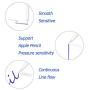 Replacement Tips Compatible with Apple Pencil 2 Gen iPad Pro Pencil - Apple Pencil iPencil Nib for iPad Apple Pencil 1 st/Pencil 2 Gen White